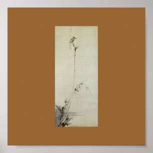 Póster Pintura de Miyamoto Musashi, C. 1600's