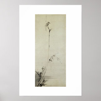 Póster Pintura de Miyamoto Musashi, c. Años 1600
