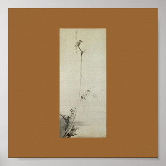 Póster Pintura de Miyamoto Musashi, c. Años 1600