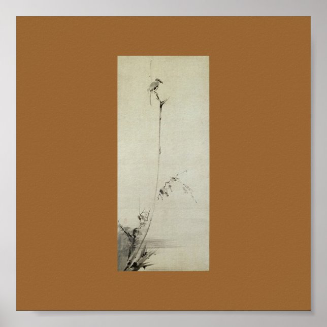 Póster Pintura de Miyamoto Musashi, c. Años 1600 (Frente)