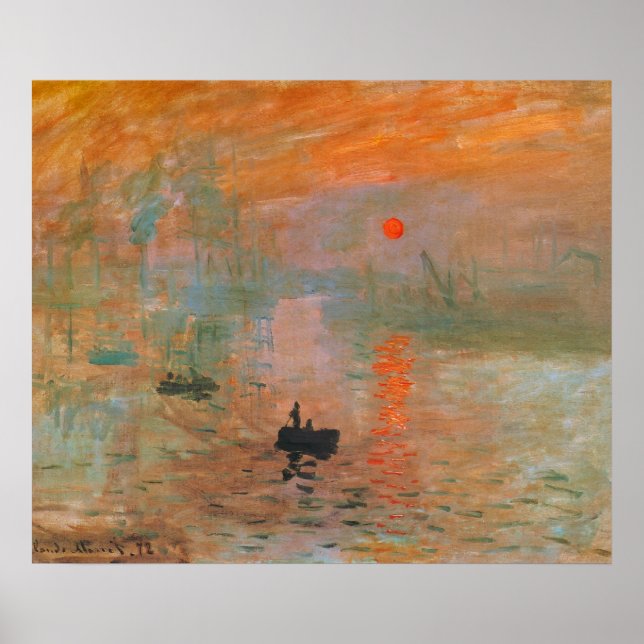 Póster Pintura de Monet (Frente)