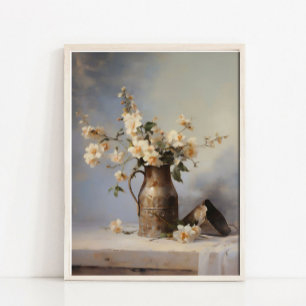 Póster Pintura de Naturaleza Muerta de Florero, Cocina Vi