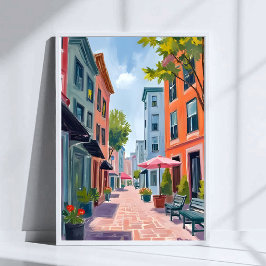 Póster Pintura de Newport Rhode Island