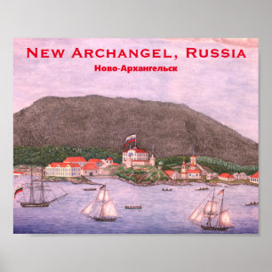 Póster Pintura de nuevo arcángel, Rusia (Sitka)