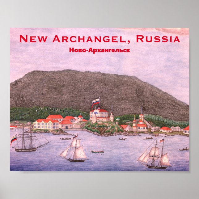 Póster Pintura de nuevo arcángel, Rusia (Sitka) (Frente)