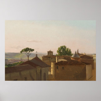 Póster Pintura de paisajes vintage
