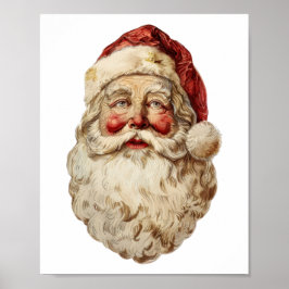 Póster pintura de Papá Noel