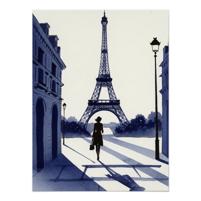 Póster Pintura de París  (Anverso)