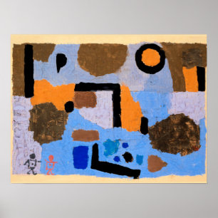 Póster Pintura de Paul Klee, con los dos perdidos