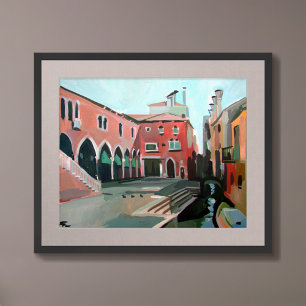Póster Pintura de Pescheria di Rialto