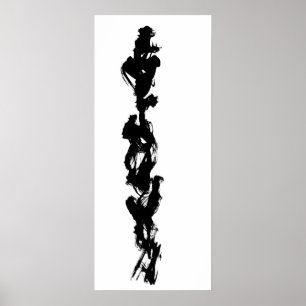 Póster Pintura de pincel zen 2