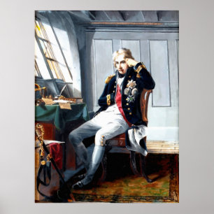 Póster Pintura de retratos de Lord Nelson
