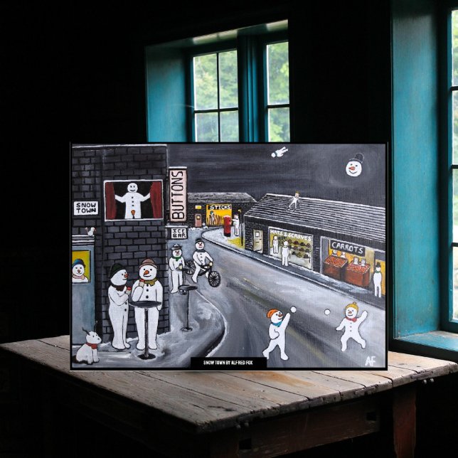 Póster Pintura de Snow Town de Alfred Fox (Subido por el creador)