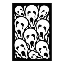 Pintura de terror de almas torturadas