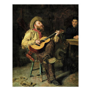 Póster Pintura de Thomas Eakins, rancho Hogar,