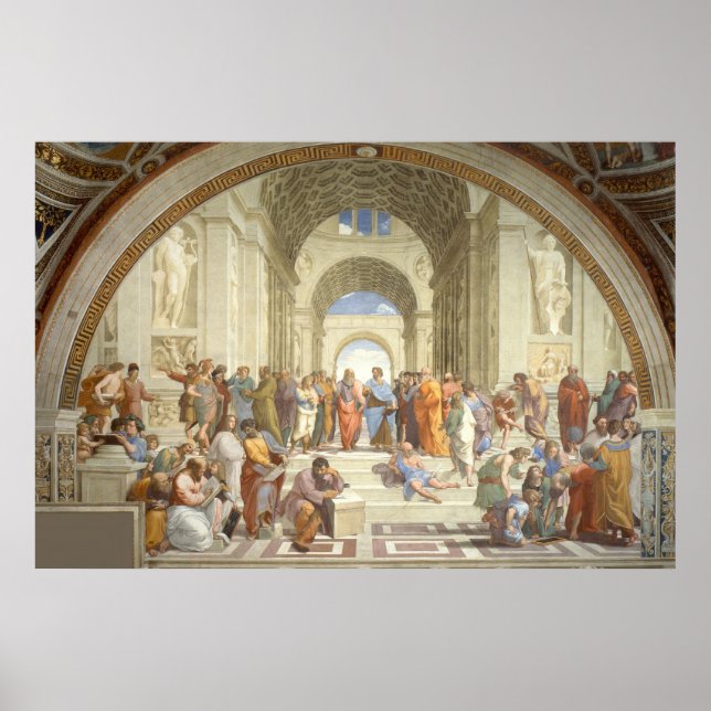 Póster Pintura de trabajo de Raphael Art (Frente)