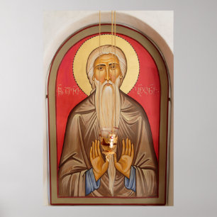 Póster Pintura De Un San Anciano