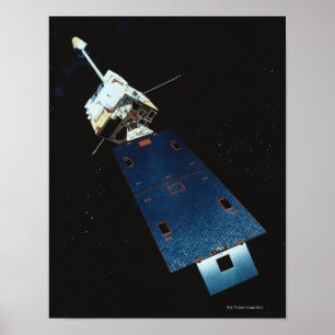 Póster Pintura de un satélite
