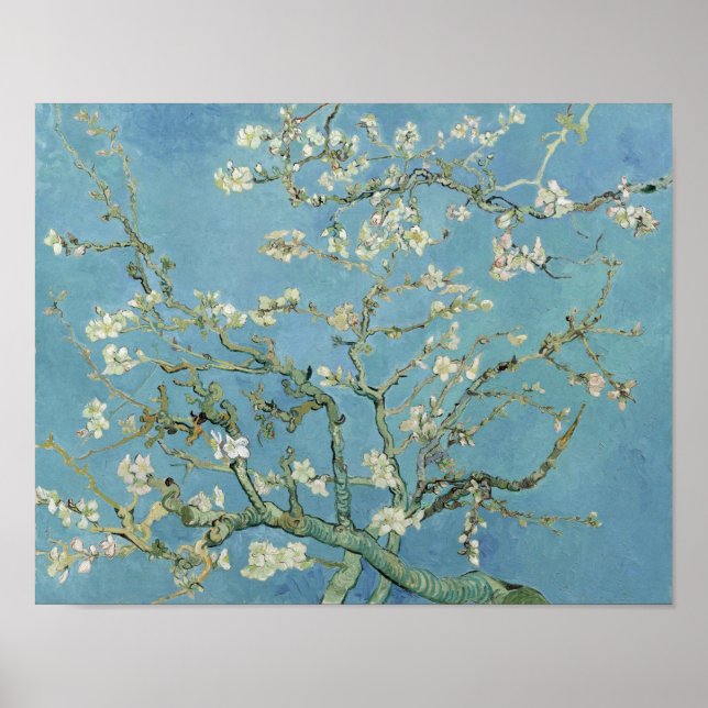 Póster Pintura de Van Gogh Almond Blossom (Frente)