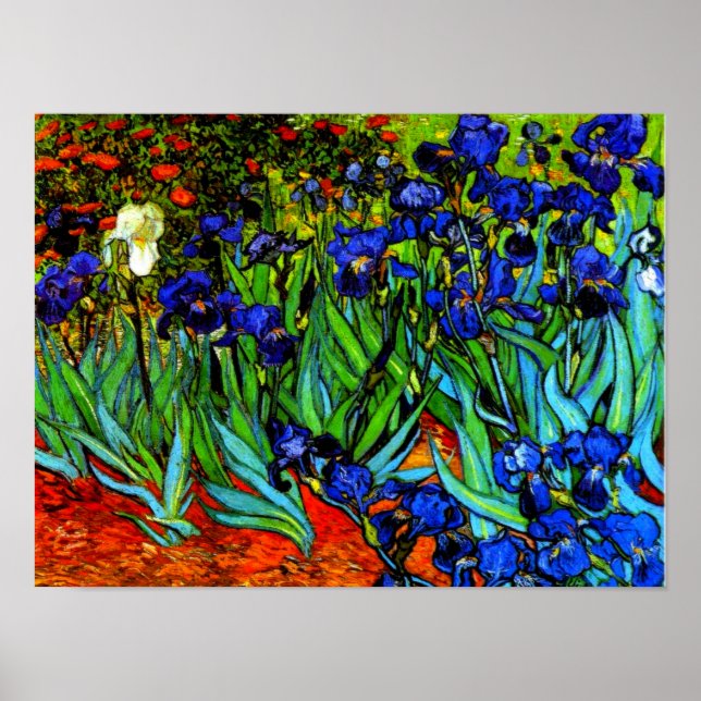 Póster Pintura de Van Gogh, irlandeses, (Frente)