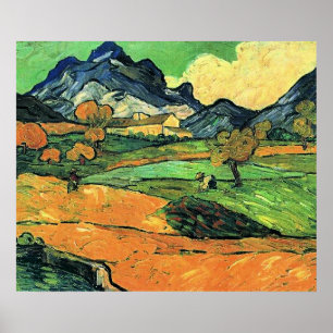 Póster pintura de Van Gogh, Monte Gaussier,