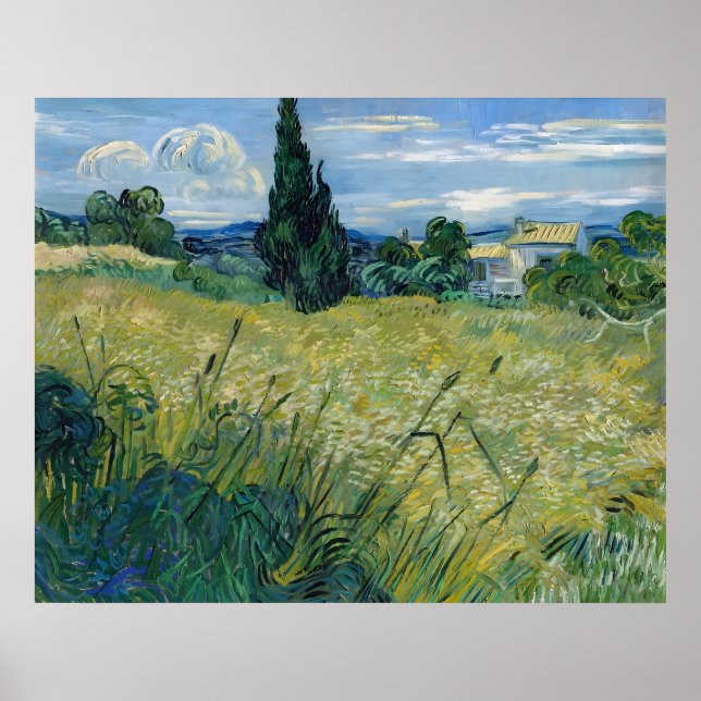 Póster pintura de Vincent Van Gogh (Frente)
