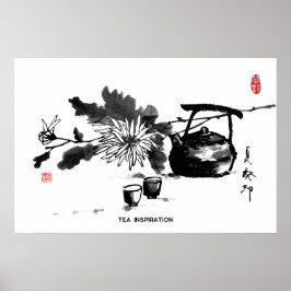 Póster Pintura de Zen&Tao/Inspiración de té