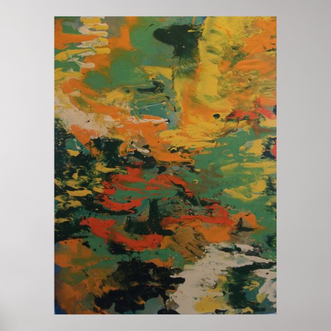 Póster Pintura decorativa (Frente)