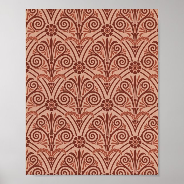 Póster Pintura decorativa fantástica (Frente)