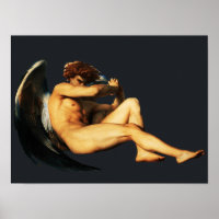 Pintura del ángel caído por Alexandre Cabanel
