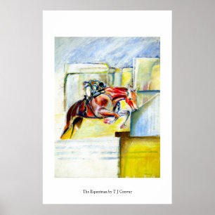 Póster pintura del caballo