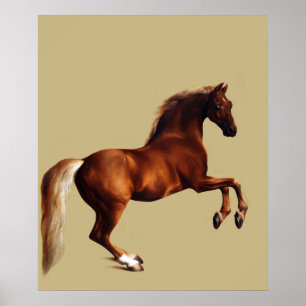 Póster Pintura del caballo Whistlejacket por George Stubb