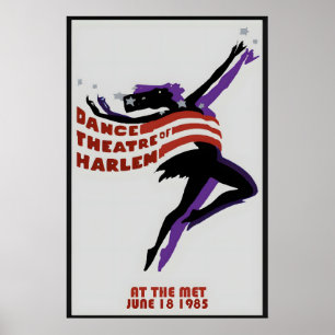 Póster Pintura del cartel promocional del Teatro de Danza