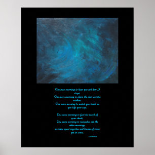 Póster Pintura del "espacio" y poster abstractos de la