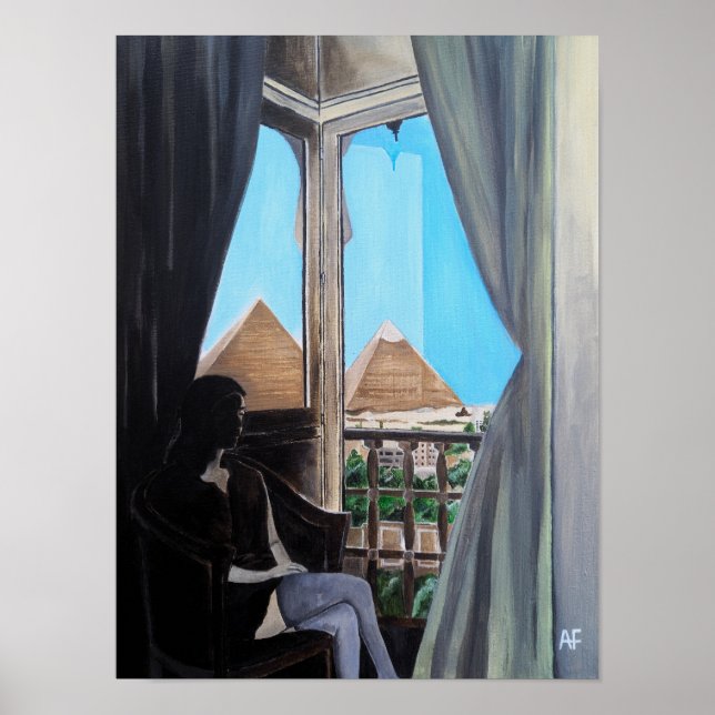 Póster Pintura del Hotel Pyramisa de Alfred Fox (Frente)