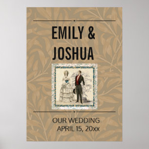 Póster Pintura del matrimonio Boda victoriano de 1844