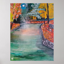 Pintura del Parque de San Vicente por Alfred Fox