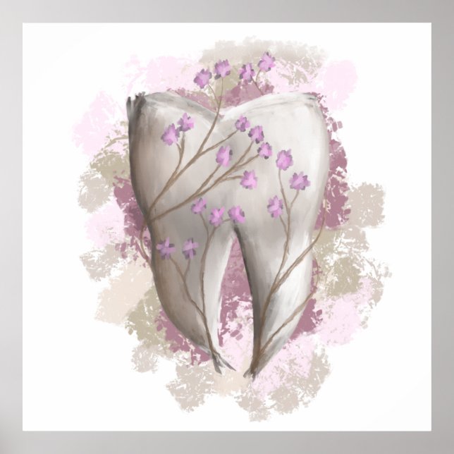 Póster Pintura dental. Dentista, Dental. Regalo/Dedicació (Frente)