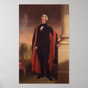 Póster Pintura derecha de Andrew Jackson