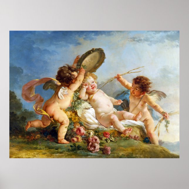 Póster pintura Despertar de Hughues Taraval (Frente)