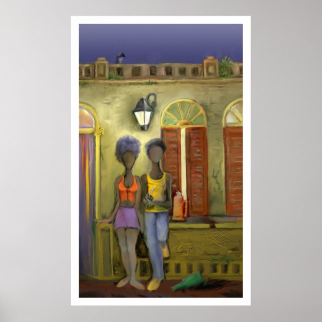 Póster Pintura digital realizada en Photoshop con tableta (Frente)