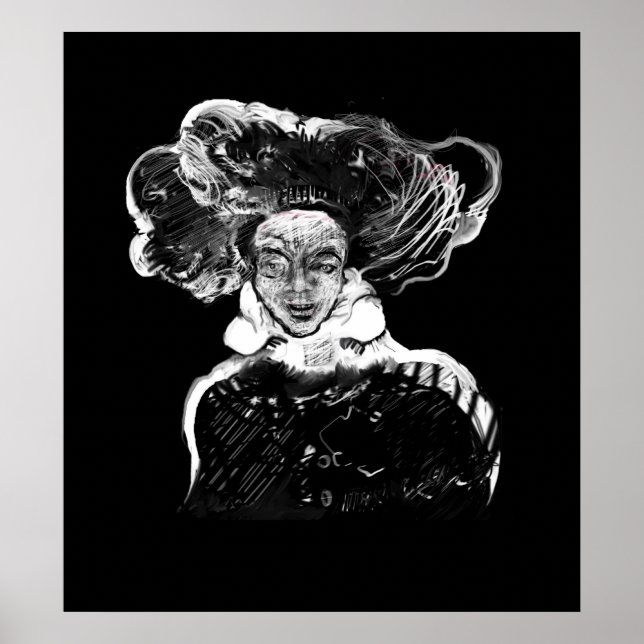 Póster Pintura digital realizada en Photoshop con tableta (Frente)