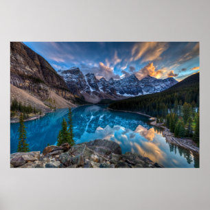Póster Pintura en la moraine