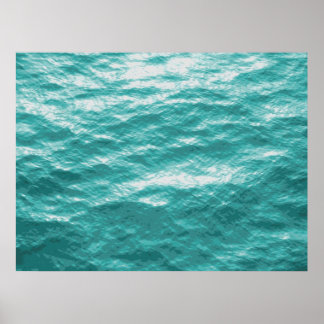 Póster pintura fotográfica de Ocean Surface