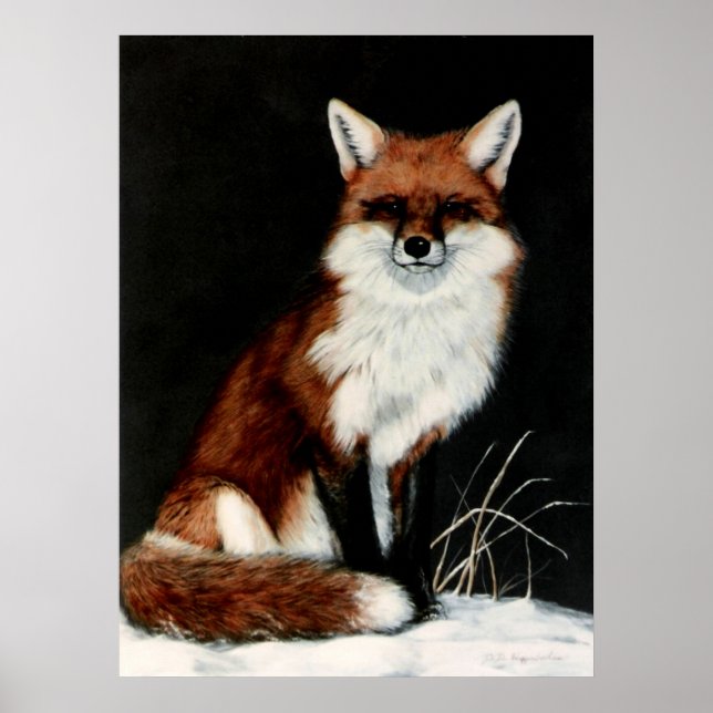 Póster Pintura FOX ROJA de DiDi (Frente)