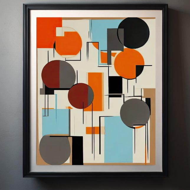 Póster Pintura geométrica abstracta (Subido por el creador)
