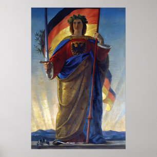 Póster Pintura imperial alemana de la Primera Guerra Mund