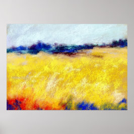 Póster Pintura impresionista de paisajes