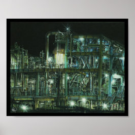 Póster Pintura industrial - Pintura acrílica original