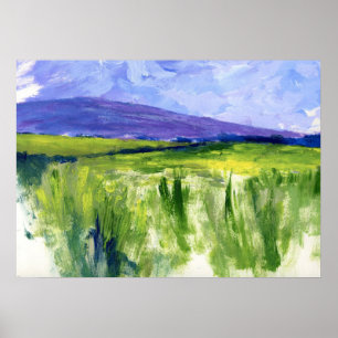 Póster Pintura irlandesa de laderas